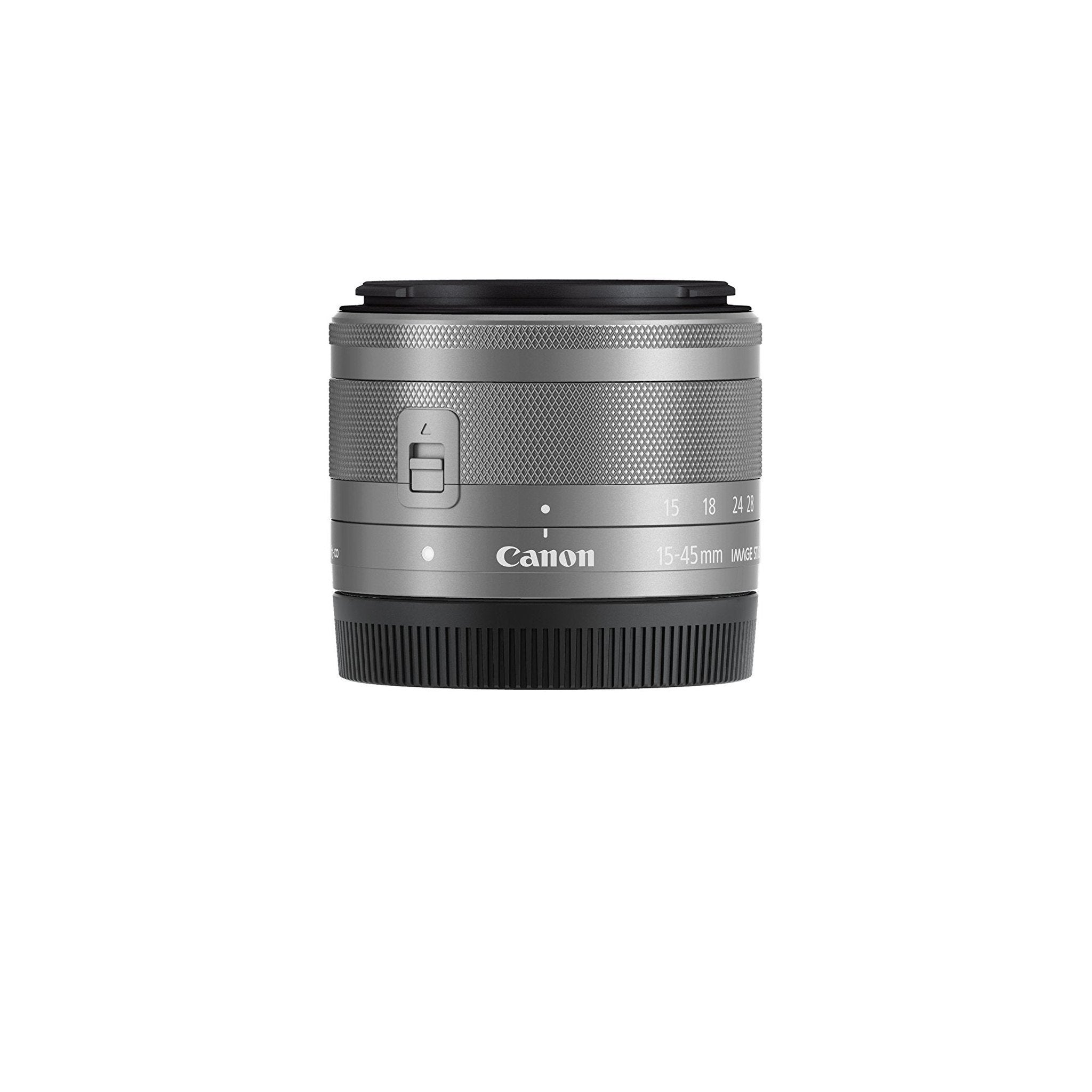Canon EF-M 15-45mm f/3.5-6.3 Image Stabilization STM Zoom Lens Silver - Used Canon