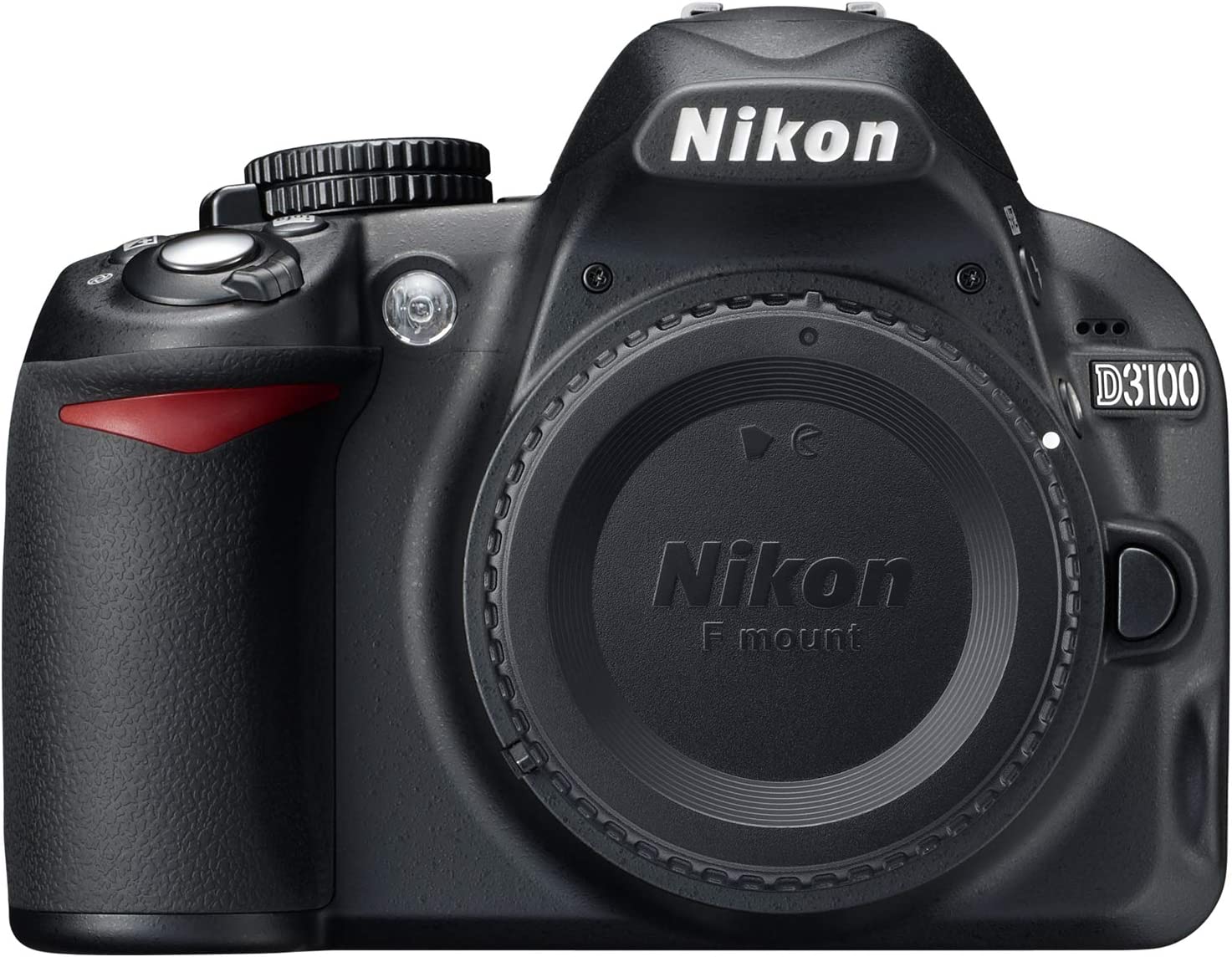 Nikon D3100 14.2MP DX-Format DSLR Digital Camera Body Only No Lens - Black Bundle