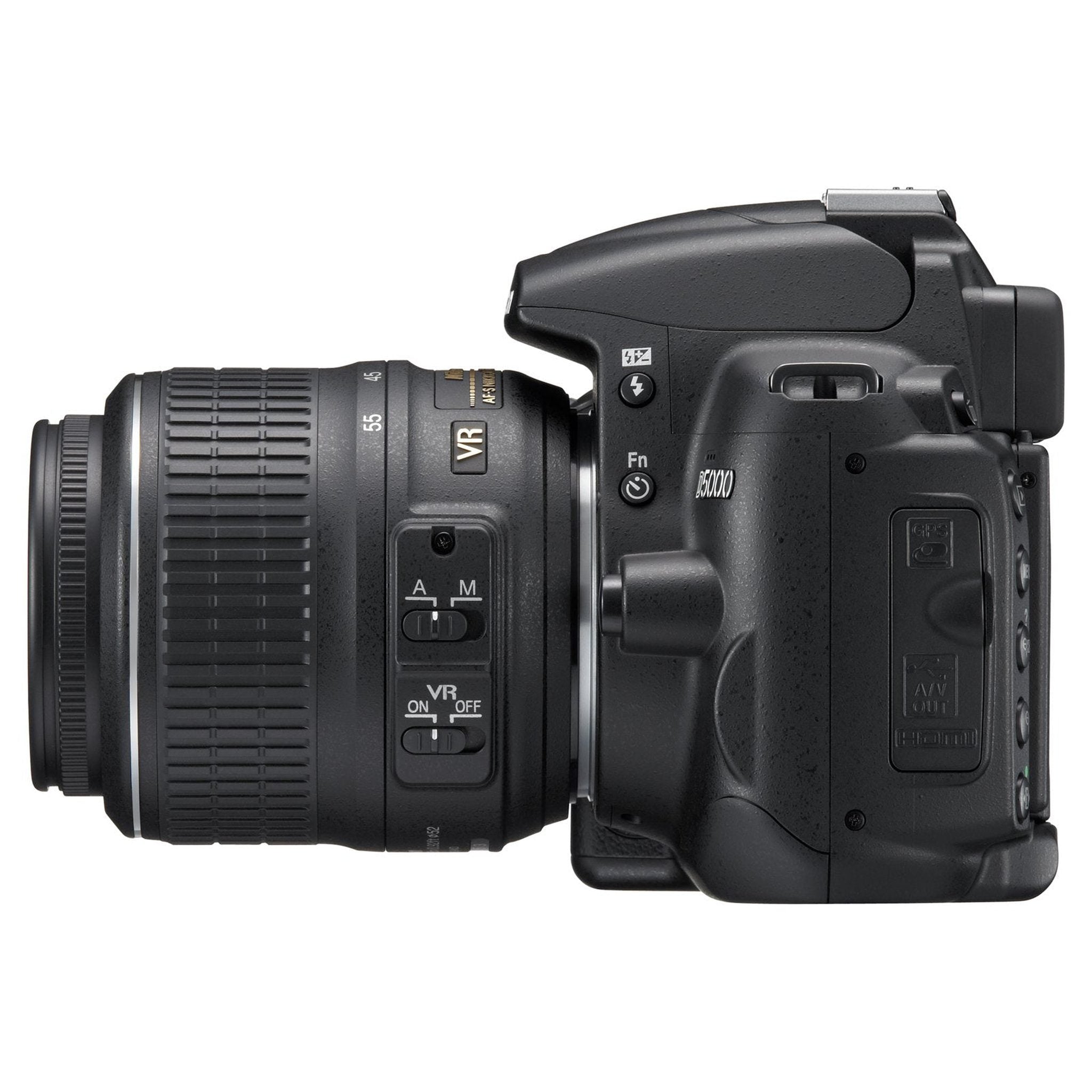 Nikon D5000 12.3 MP DX Digital SLR Camera with 2.7-inch Vari-angle LCD Body Only - Reconditioned Nikon