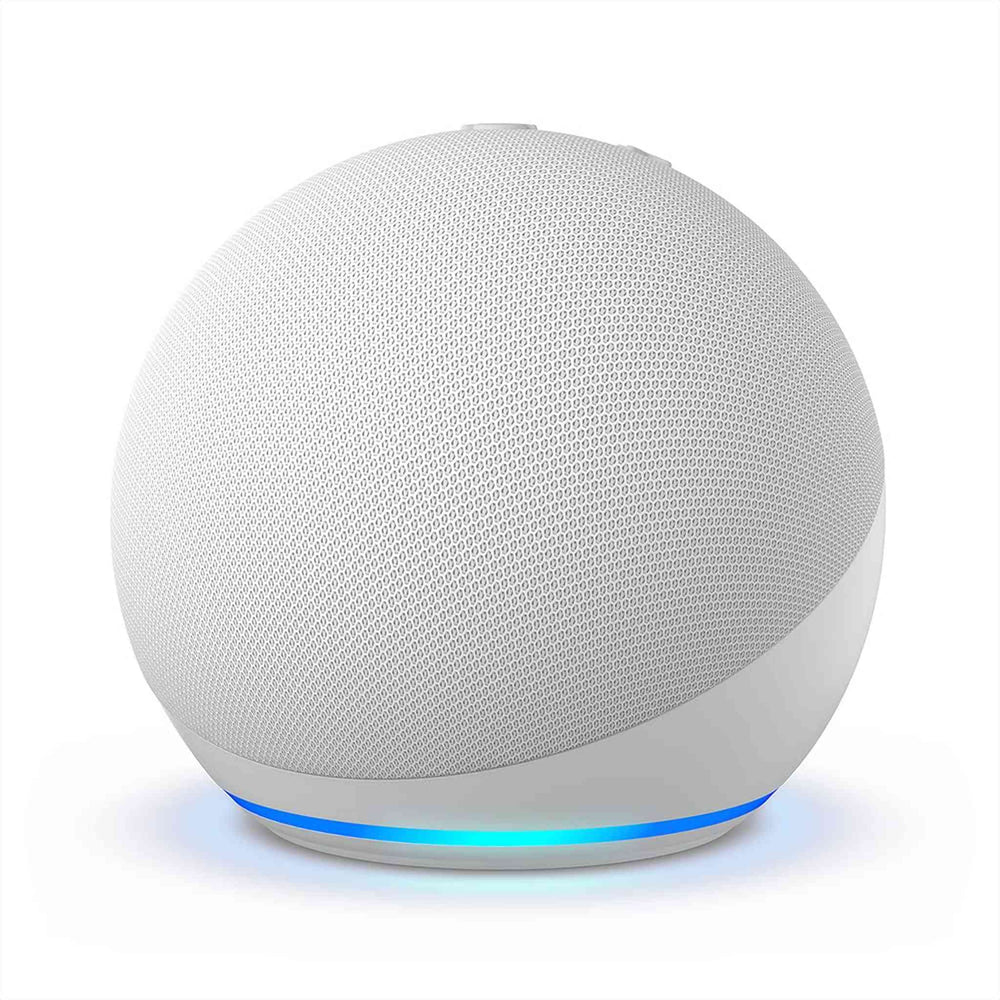 All-New Echo Dot (5th Gen, 2022 release) | Smart speaker with Alexa | Glacier White - Used