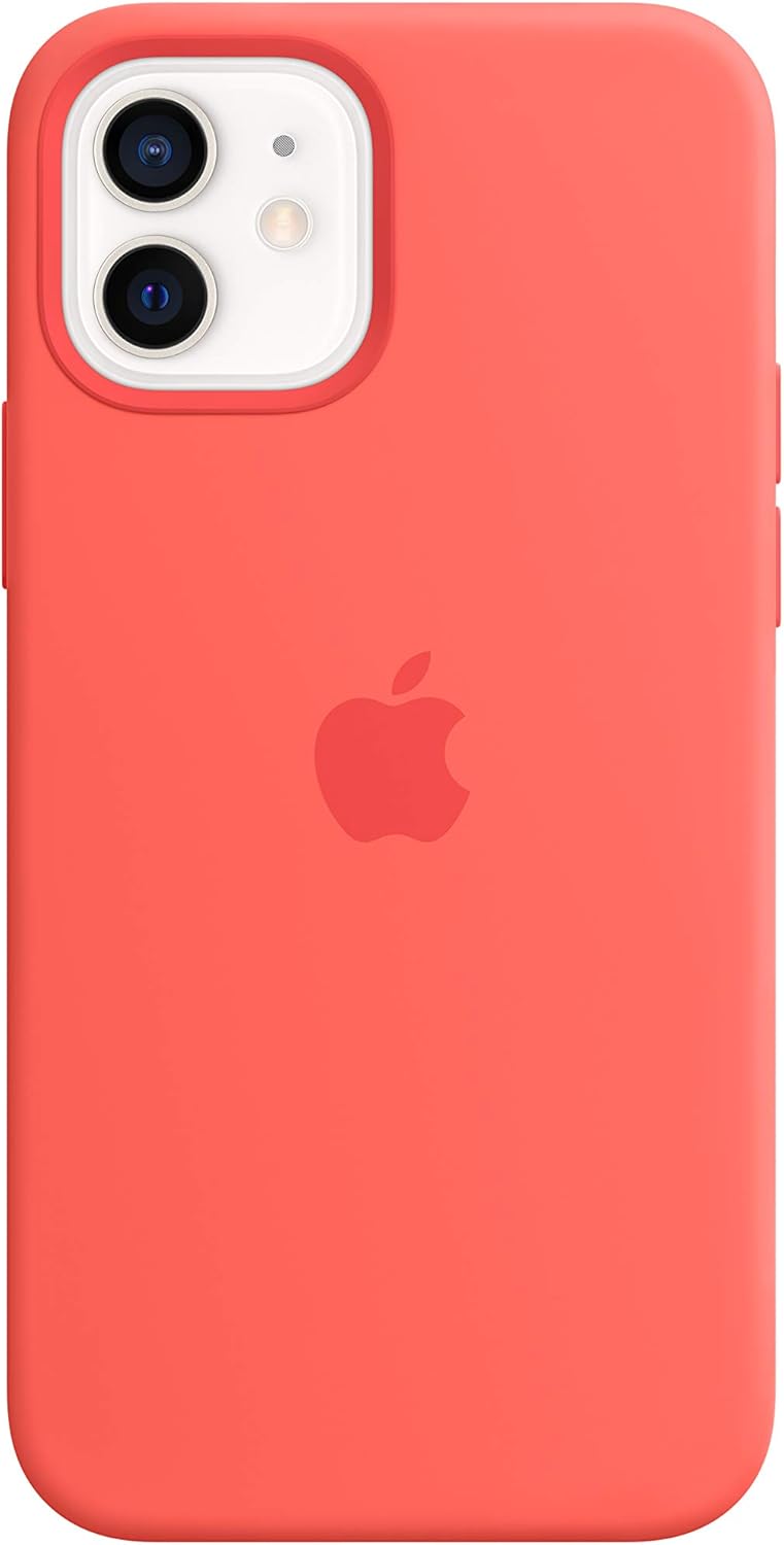 Apple iPhone 12 and iPhone 12 Pro Silicone Case with Magsafe - Pink Citrus