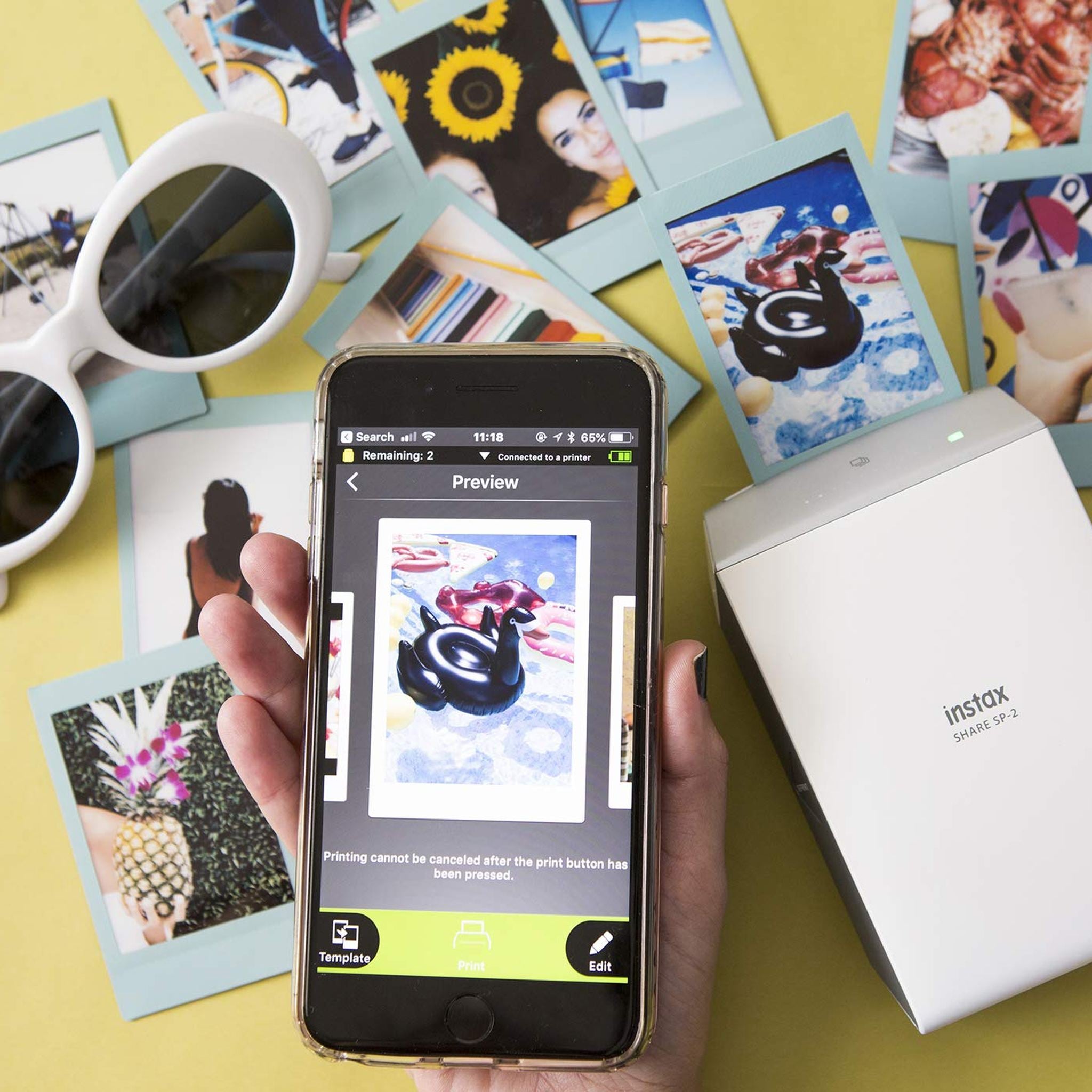 Fujifilm INSTAX Share SP-2 Mobile Printer Silver FUJIFILM