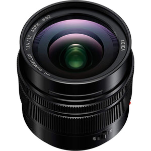 Panasonic Leica DG Summilux 12mm f/1.4 ASPH. Lens with Filter Kit, Lens Case and Cleaning Kit
