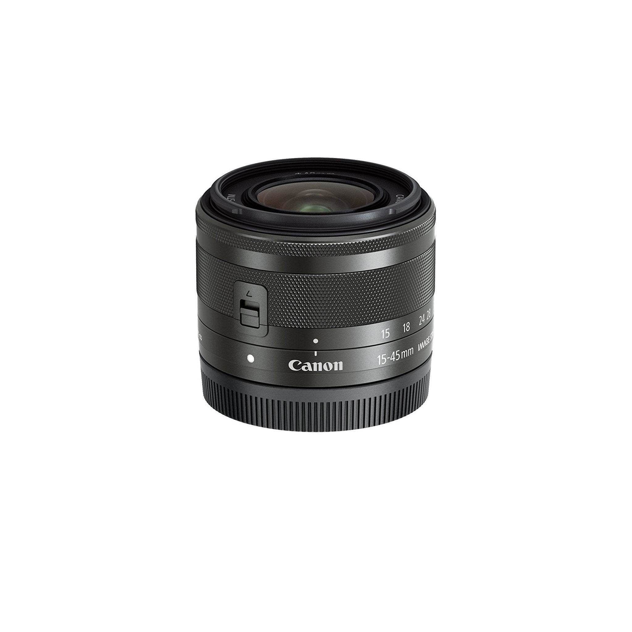 Canon EF-M 15-45mm f/3.5-6.3 Image Stabilization STM Zoom Lens Black Renewed - Reconditioned Canon
