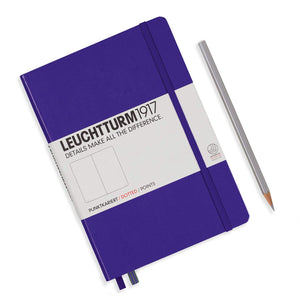 Leuchtturm1917 Medium A5 Dotted Hardcover Notebook Purple - 249 Numbered Pages
