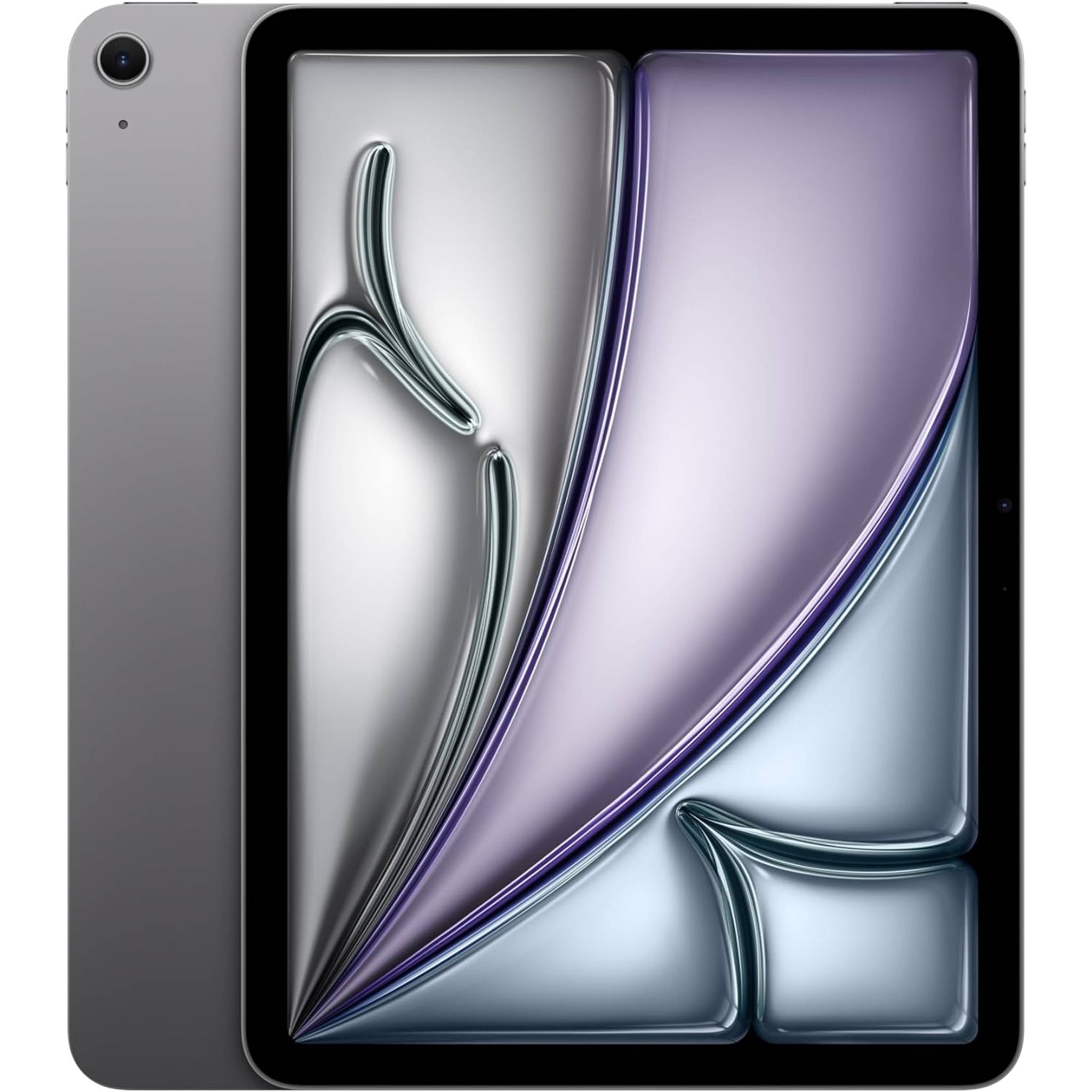 Apple iPad Air 11-inch M2 : Liquid Retina display, 512GB, Landscape 12MP Front Camera/12MP Back Camera, Wi-Fi 6E, Touch ID, All-Day Battery Life — Space Gray Apple