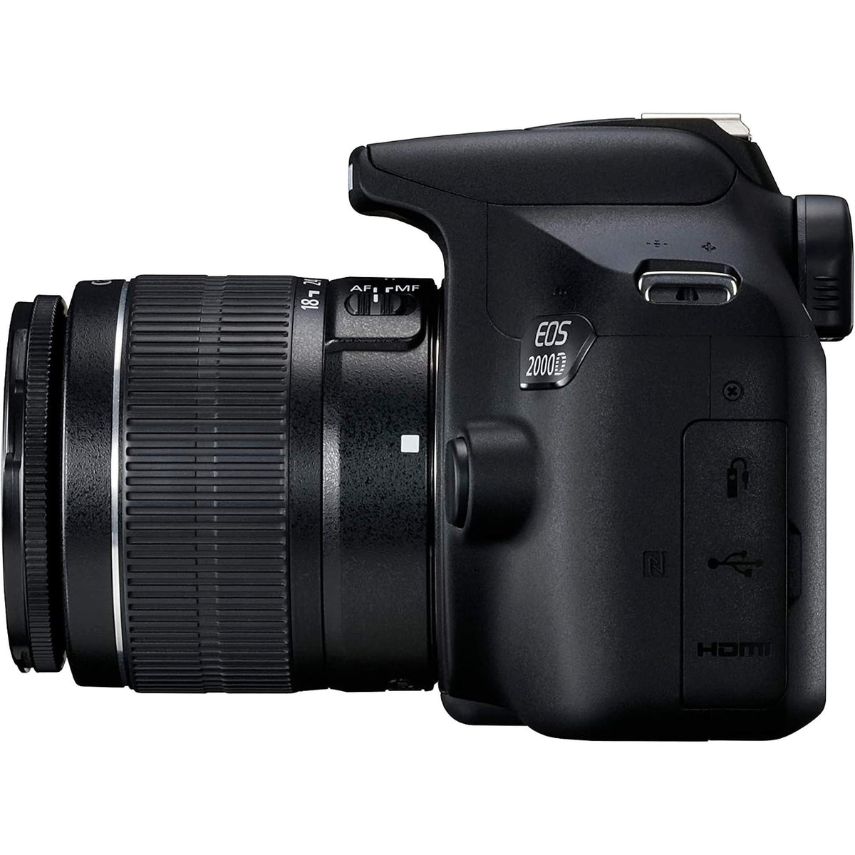 Canon EOS 2000D Rebel T7 DSLR Camera + 18-55mm III Kit International Model