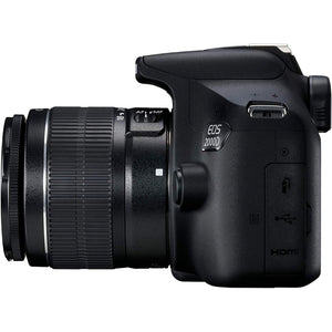 Canon EOS 2000D Rebel T7 DSLR Camera + 18-55mm III Kit International Model