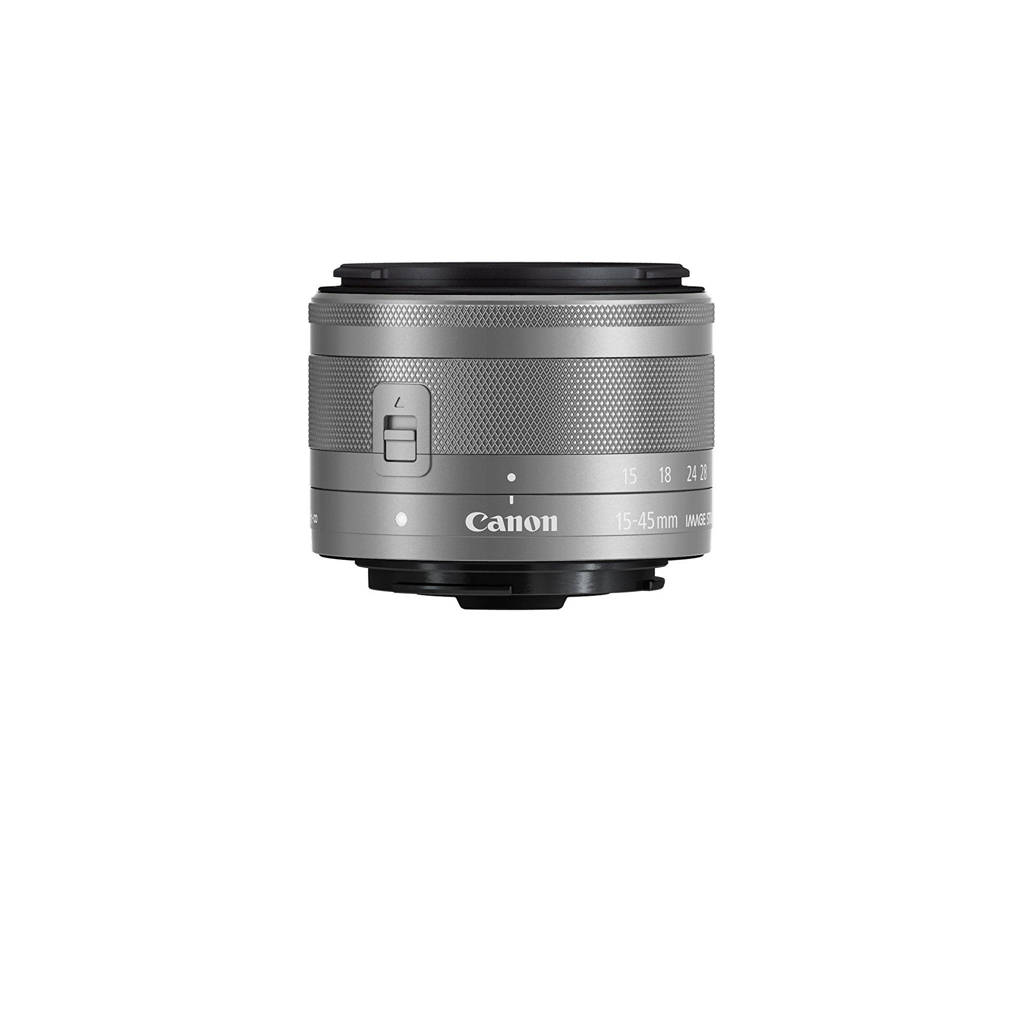 Canon EF-M 15-45mm f/3.5-6.3 Image Stabilization STM Zoom Lens Silver - Used Canon