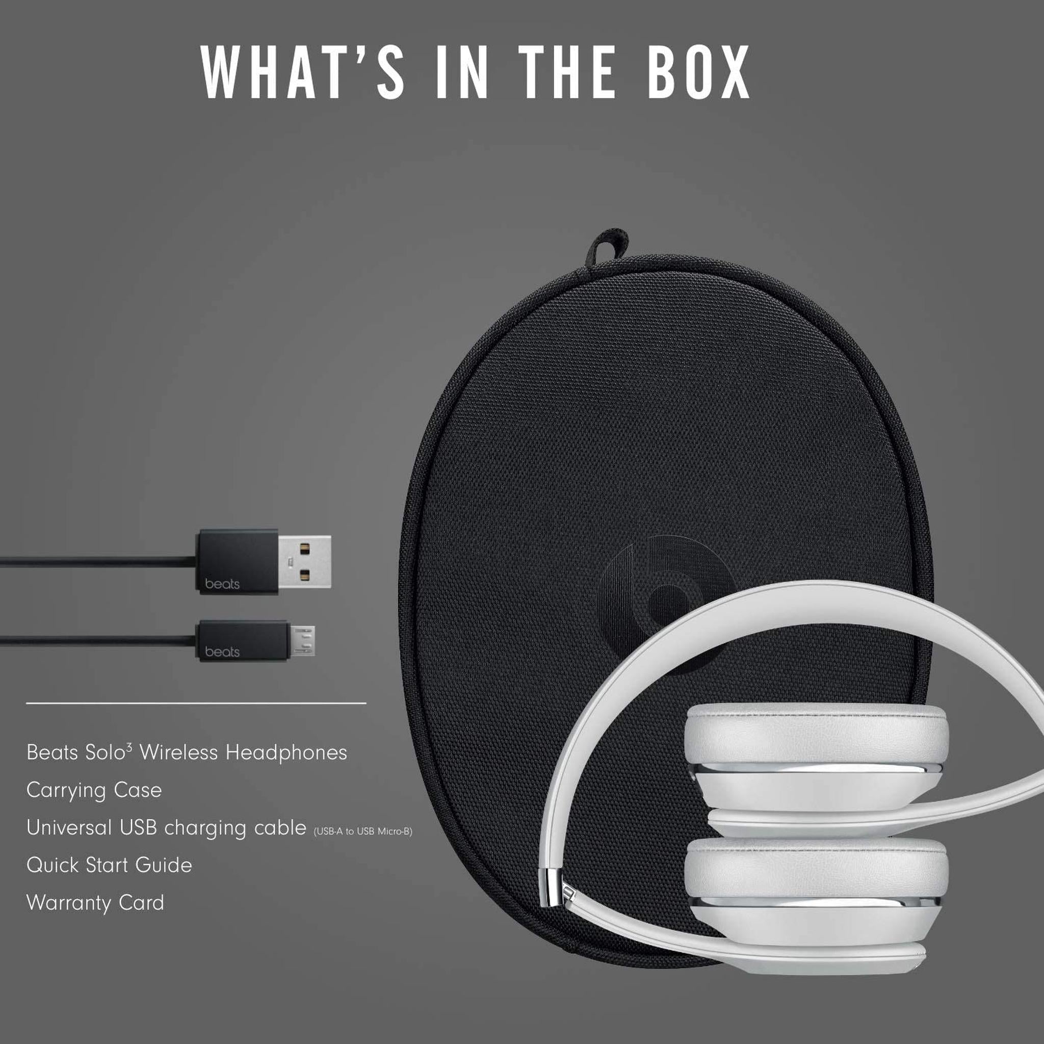 Beats Solo3 Wireless Headphones - 40hr Battery, Microphone Asst Colors -