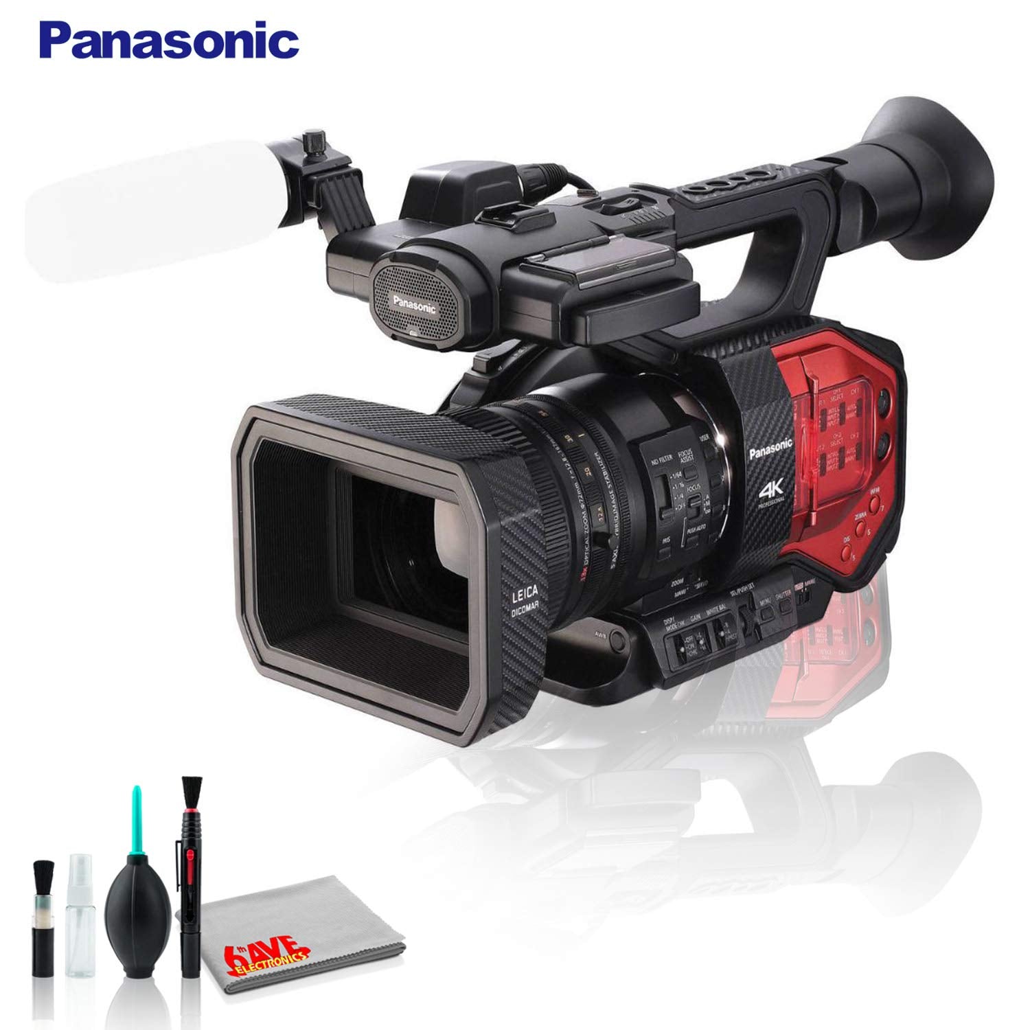 Panasonic AG-DVX200 4K Handheld Camcorder with Four Thirds Sensor and Integrated Zoom Lens - Basic Bundle