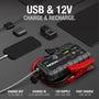 NOCO Boost HD GB70 2000A UltraSafe Car Battery Jump Starter, 12V Battery Booster Pack, Jump Box, Portable Charger and Jumper Cables for 8.0L Gasoline and 6.0L Diesel Engines