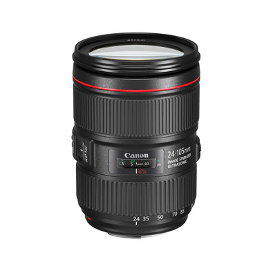 Canon EF 24-105mm f/4L is II USM Lens, Black - 1380C002