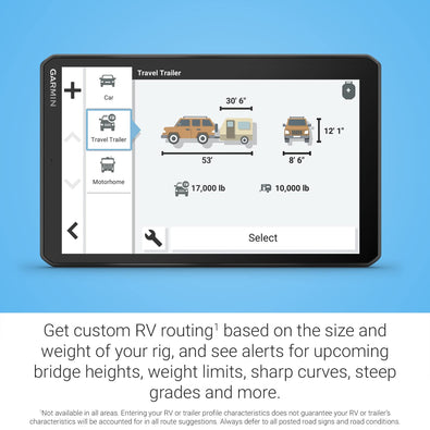 Garmin RV 895, Large, Easy-to-Read 8” GPS RV Navigator, Custom RV Routing, High-Resolution Birdseye Satellite Imagery, Directory of RV Parks and Services, Landscape or Portrait View Display