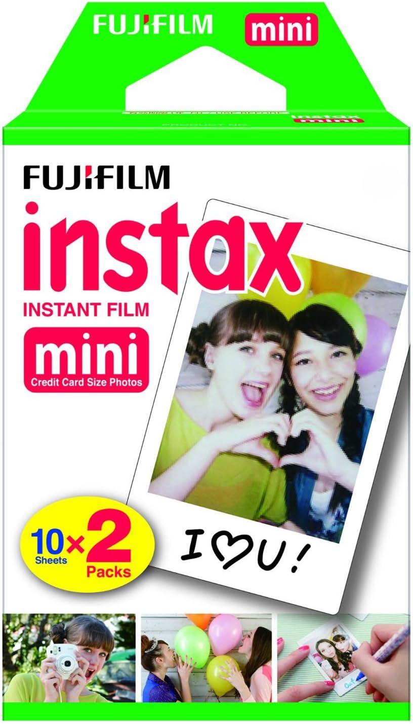 Fujifilm Instax Mini 9 Instant Film Camera with 20 Film Sheets + Bag