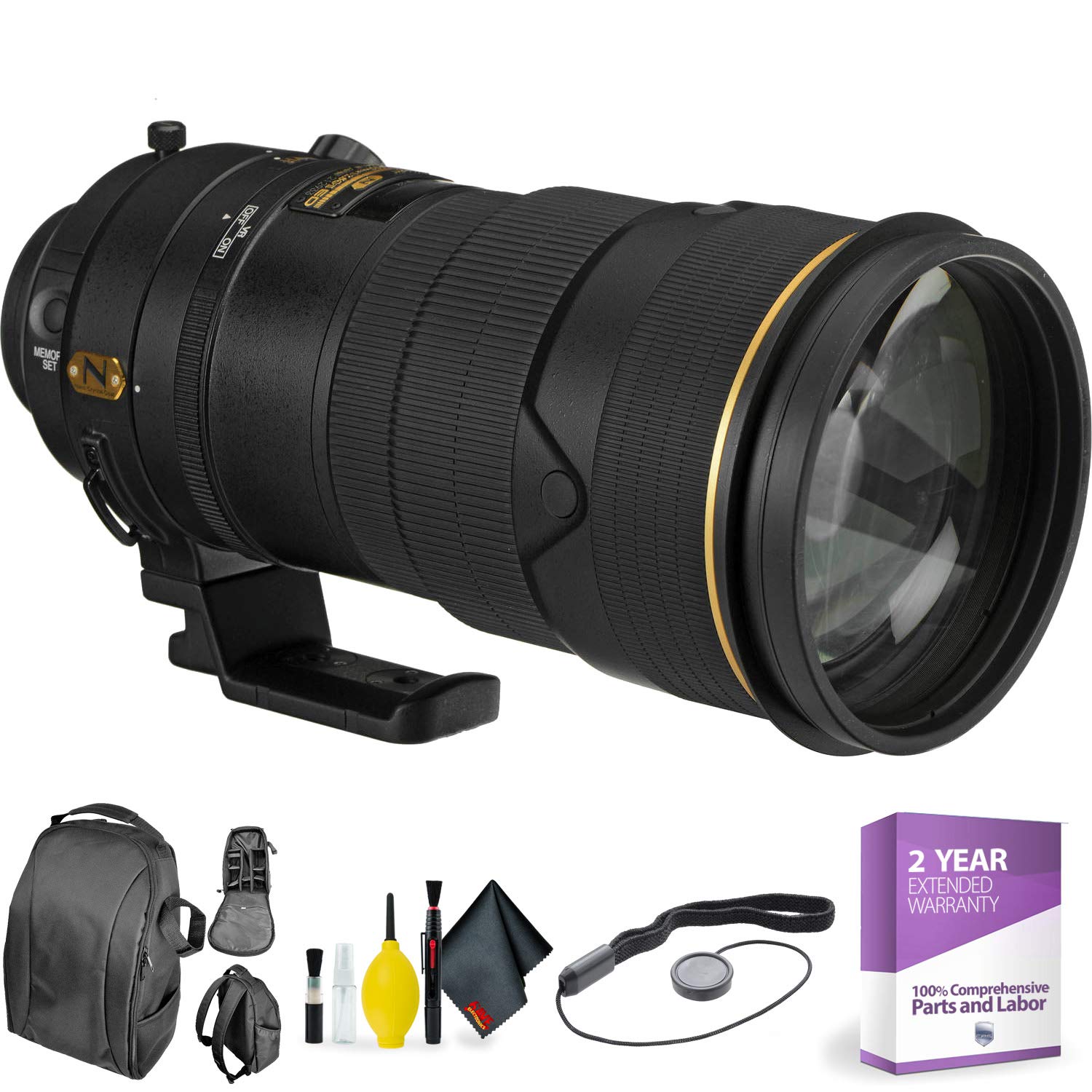 Nikon 300MM F/2.8G AFS ED-IF VR II + Deluxe Lens Cleaning Kit