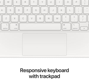 Apple Magic Keyboard: iPad Keyboard and case for iPad Pro 12.9‑inch 3rd, 4th, 5th and 6th Generation , Great Typing Experience, Built-in trackpad, US English - White