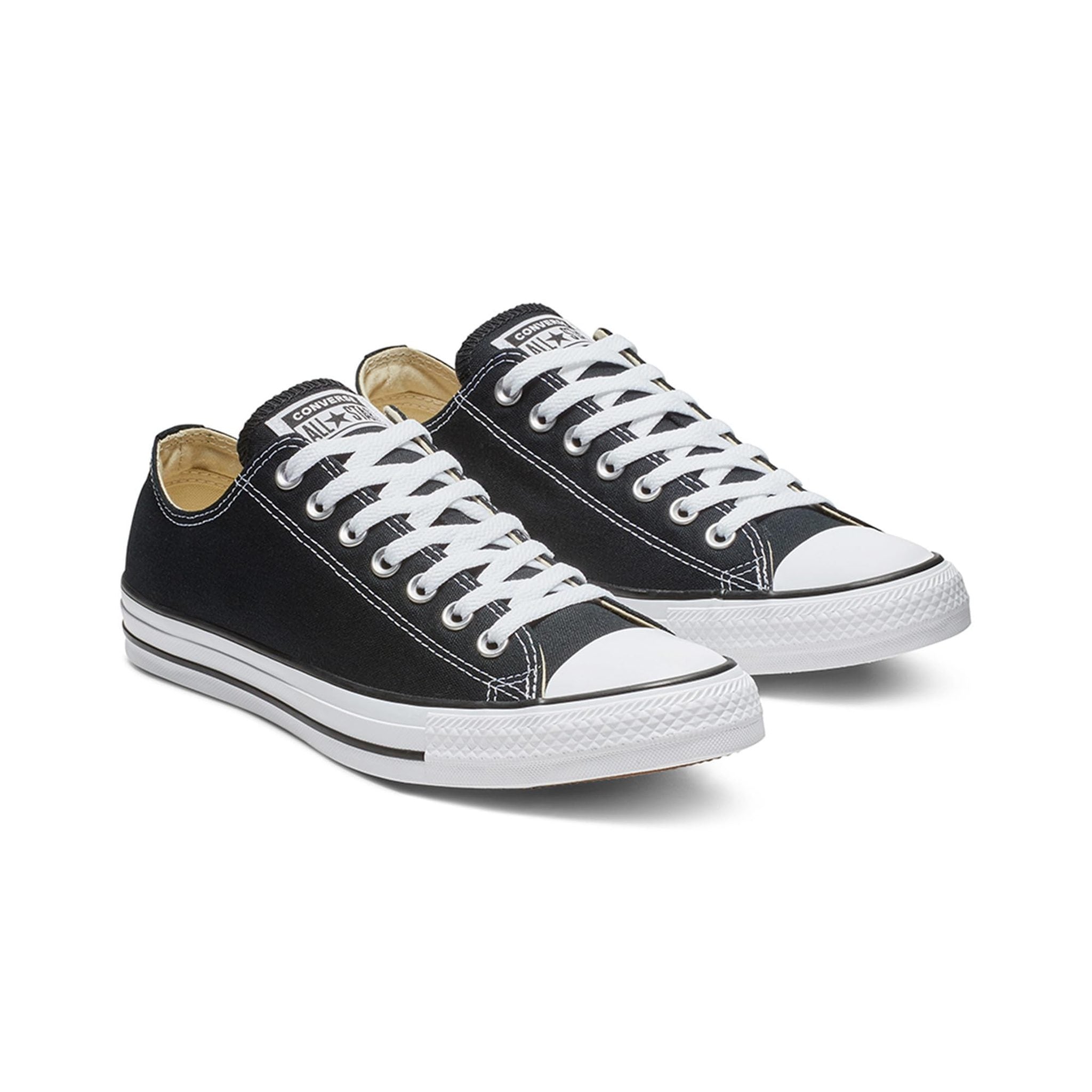 Converse Chuck Taylor All Star Ox Unisex Style Sneakers, Black, Men's 4 Women's 6