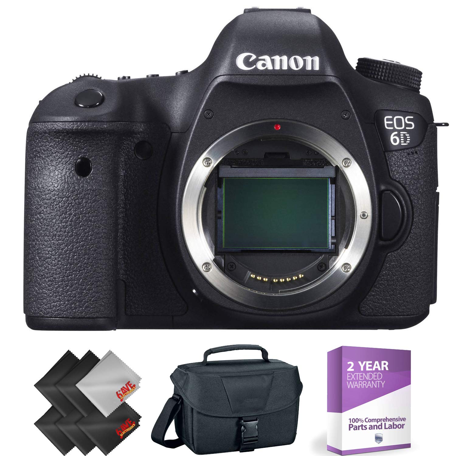 Canon EOS 6D DSLR Camera Body Only - Open Box + 1 Year Warranty
