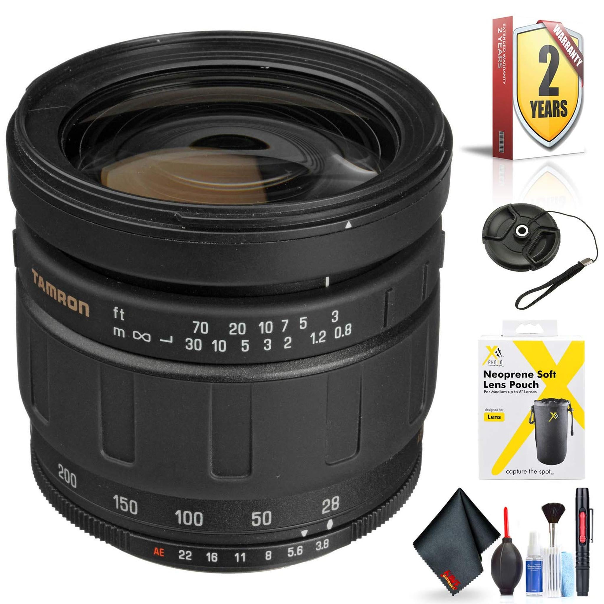 Tamron Zoom Wide Angle-Telephoto 28-200mm f/3.8-5.6 LD Aspherical IF Super Manual Focus Adaptall Lens Mount Required f