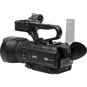 JVC GY-HM250 UHD 4K Streaming Camcorder with Built-in Lower-Thirds Graphics Camera Only Bundle Kit