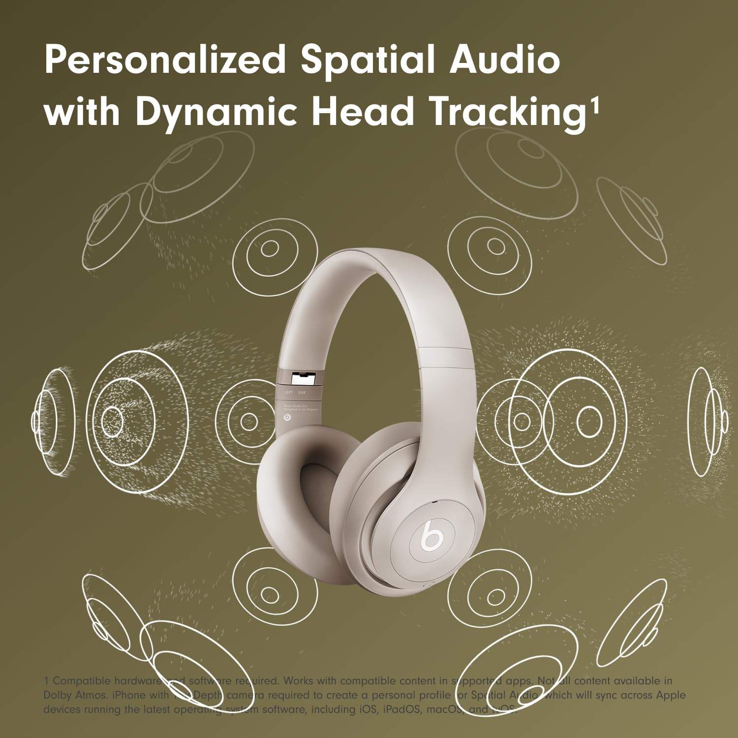 Beats Studio Pro - Wireless Bluetooth Noise Cancelling Headphones (Sandstone)