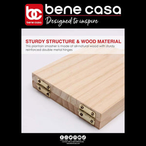 Bene Casa Wood Tostonera for Plantains, Large