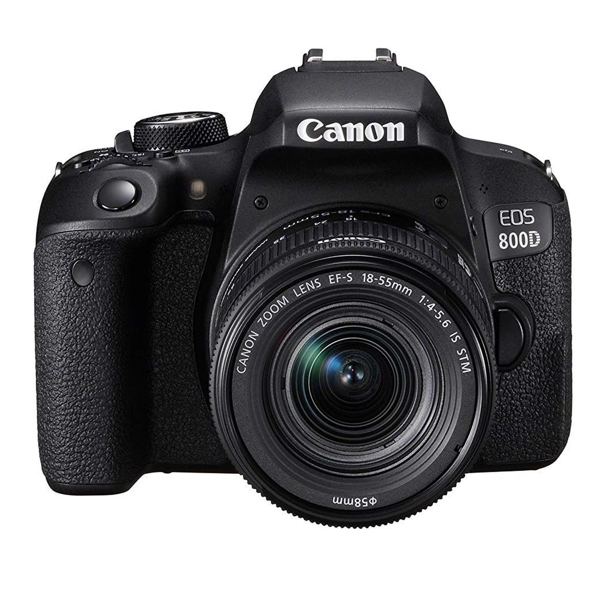 Canon EOS 800D Digital SLR with 18-55 is STM Lens Black Refurbished - Used Canon