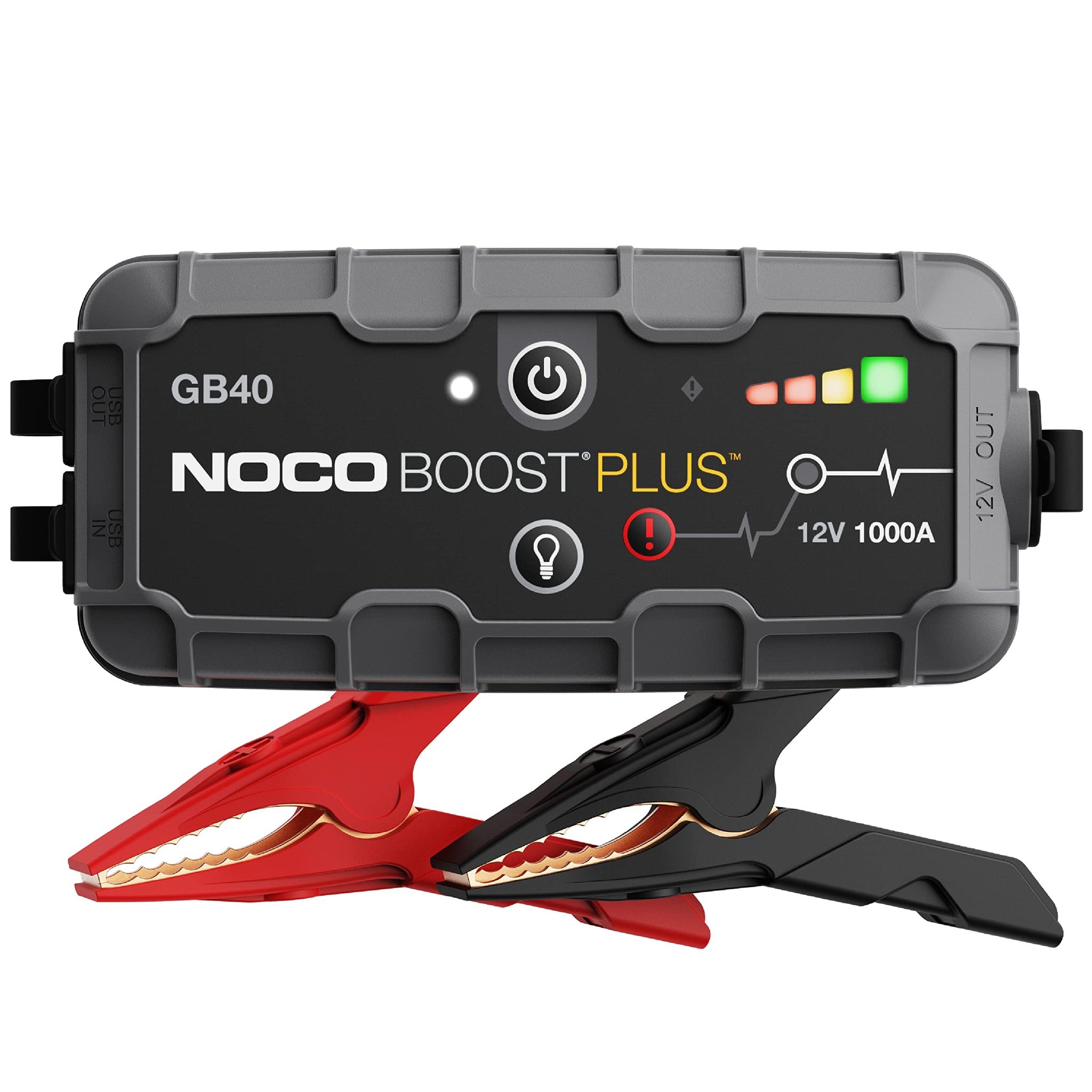 NOCO Boost Plus GB40 1000A UltraSafe Car Battery Jump Starter, 12V Battery Pack, Battery Booster, Jump Box, Portable Charger and Jumper Cables for 6.0L Gasoline and 3.0L Diesel Engines NOCO