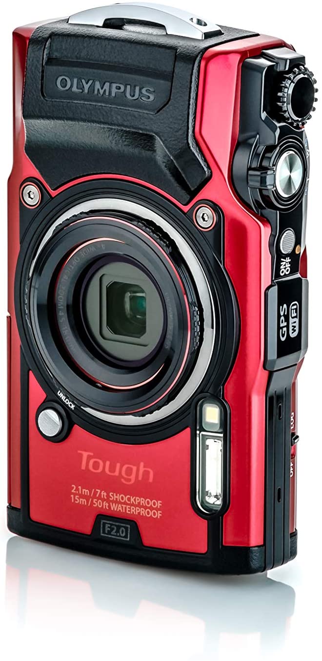 Olympus Tough TG-6 Waterproof Camera, Red