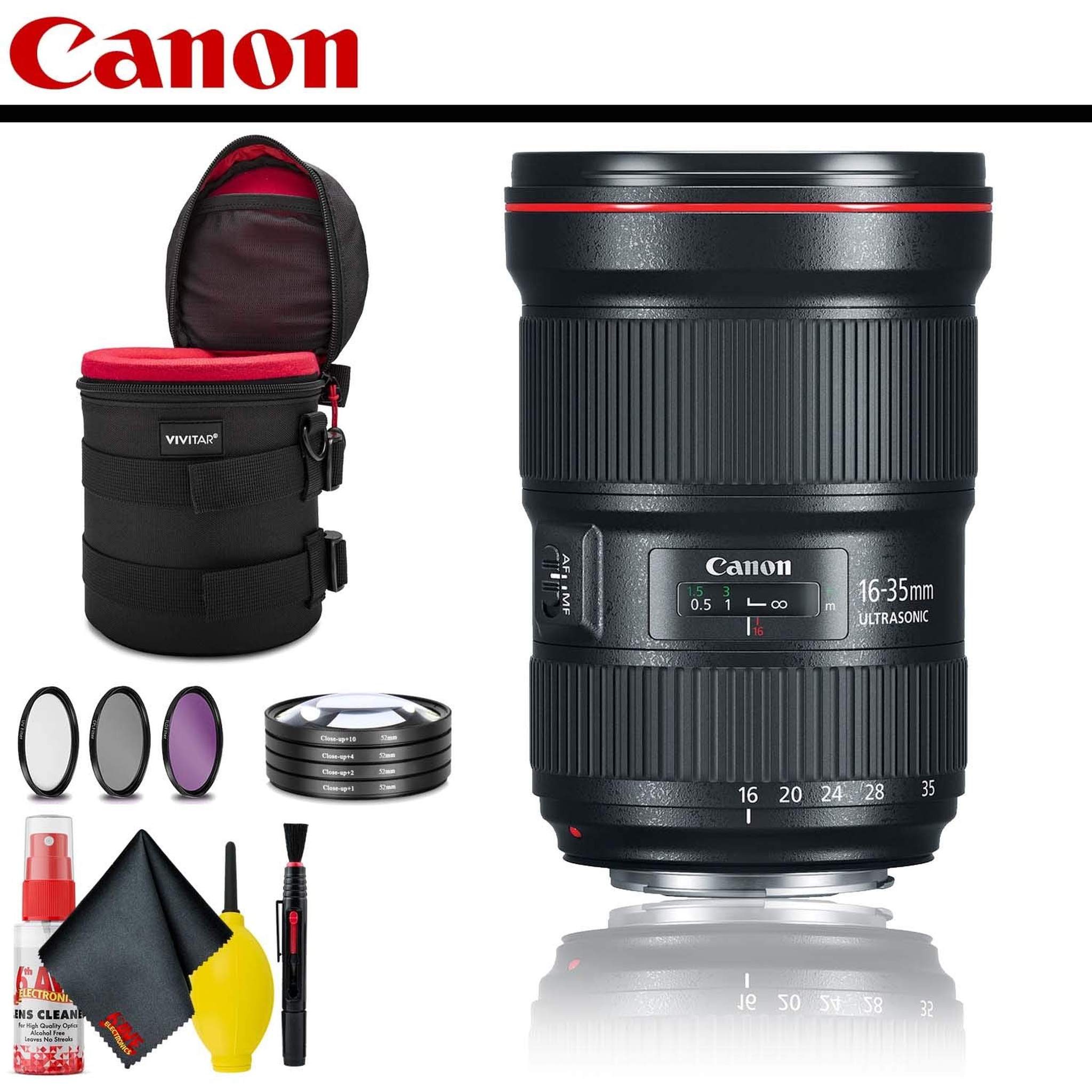 Canon EF 16-35mm f/2.8L III USM Lens With Lens Case, Filter Kit AND Cleaning Kit