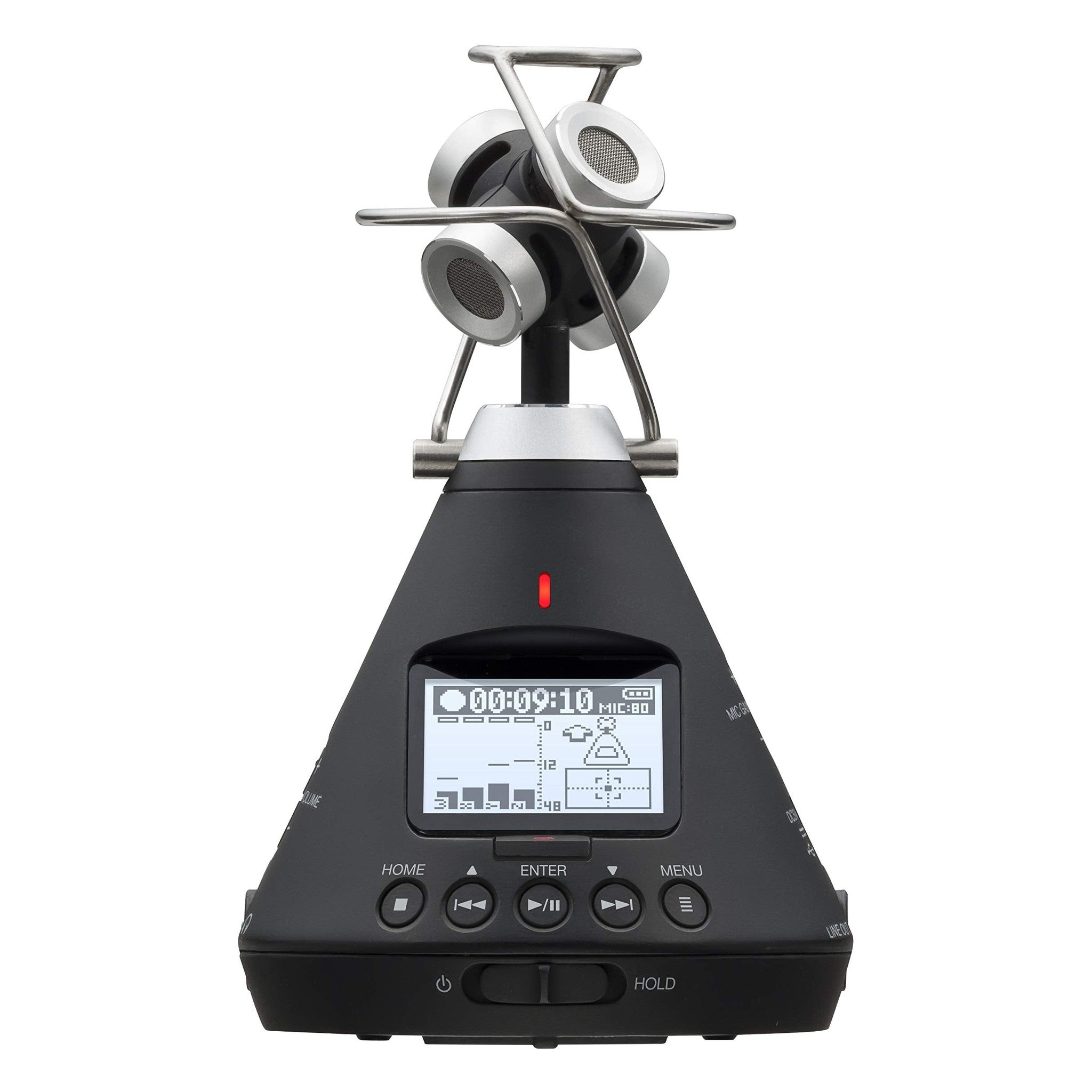 Zoom H3-VR 360° Audio Recorder, Records Ambisonics, Binaural, and Stereo, Battery Powered, Records to SD Card, Wireless Control, for VR & Surround Sound Video, Music, and Streaming