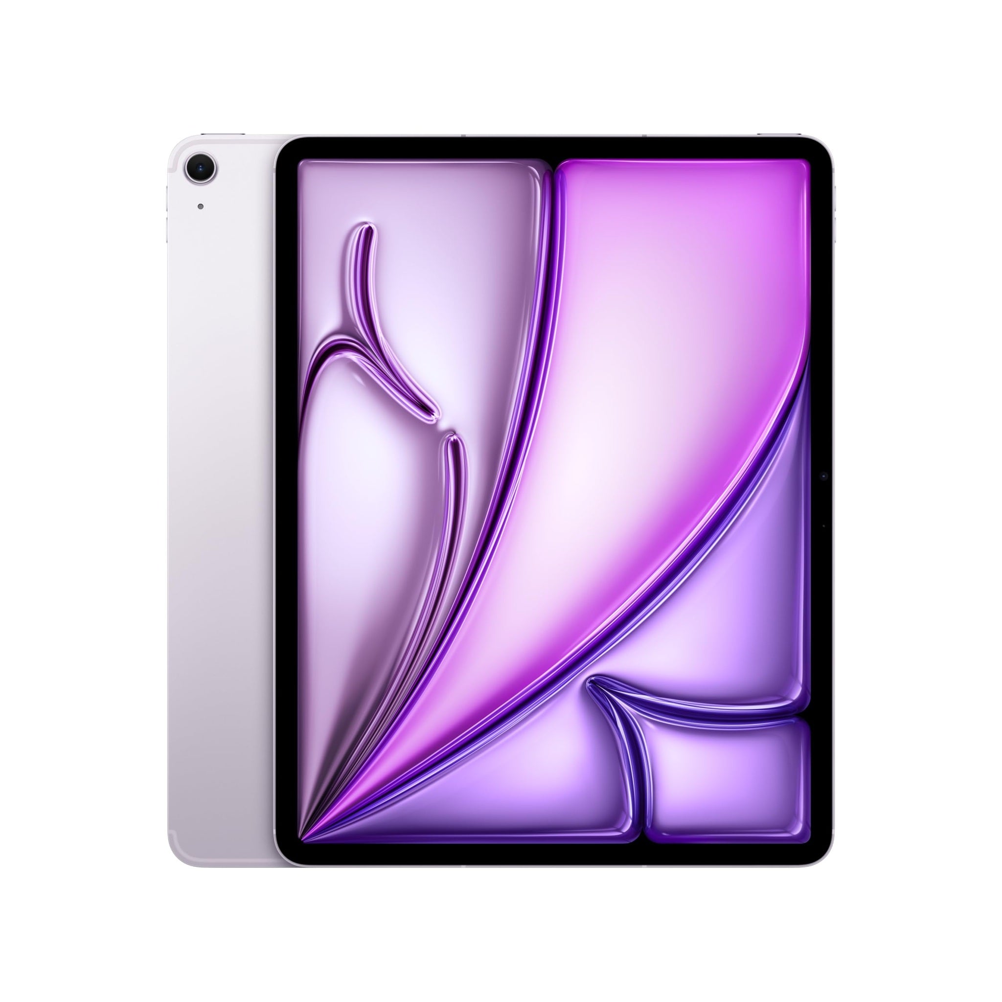 Apple iPad Air 13-inch M2 : Liquid Retina Display, 512GB, Landscape 12MP Front Camera/12MP Back Camera, Wi-Fi 6E + 5G Cellular with eSIM, Touch ID, All-Day Battery Life - Purple Apple