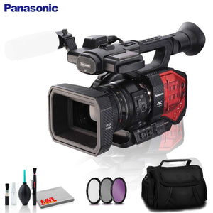 Panasonic AG-DVX200 4K Handheld Camcorder with Four Thirds Sensor and Integrated Zoom Lens - Standard Bundle Panasonic