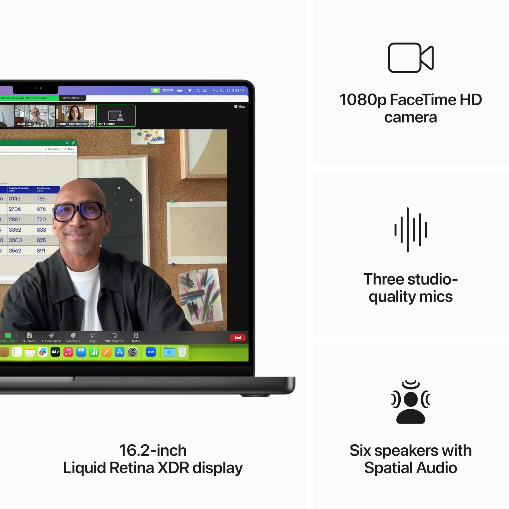 Apple 2023 MacBook Pro Laptop M3 Pro chip with 12‑core CPU, 18‑core GPU: 16.2-inch Liquid Retina XDR Display, 18GB Unified Memory, 512GB SSD Storage. Works with iPhone/iPad; Space Black - Used
