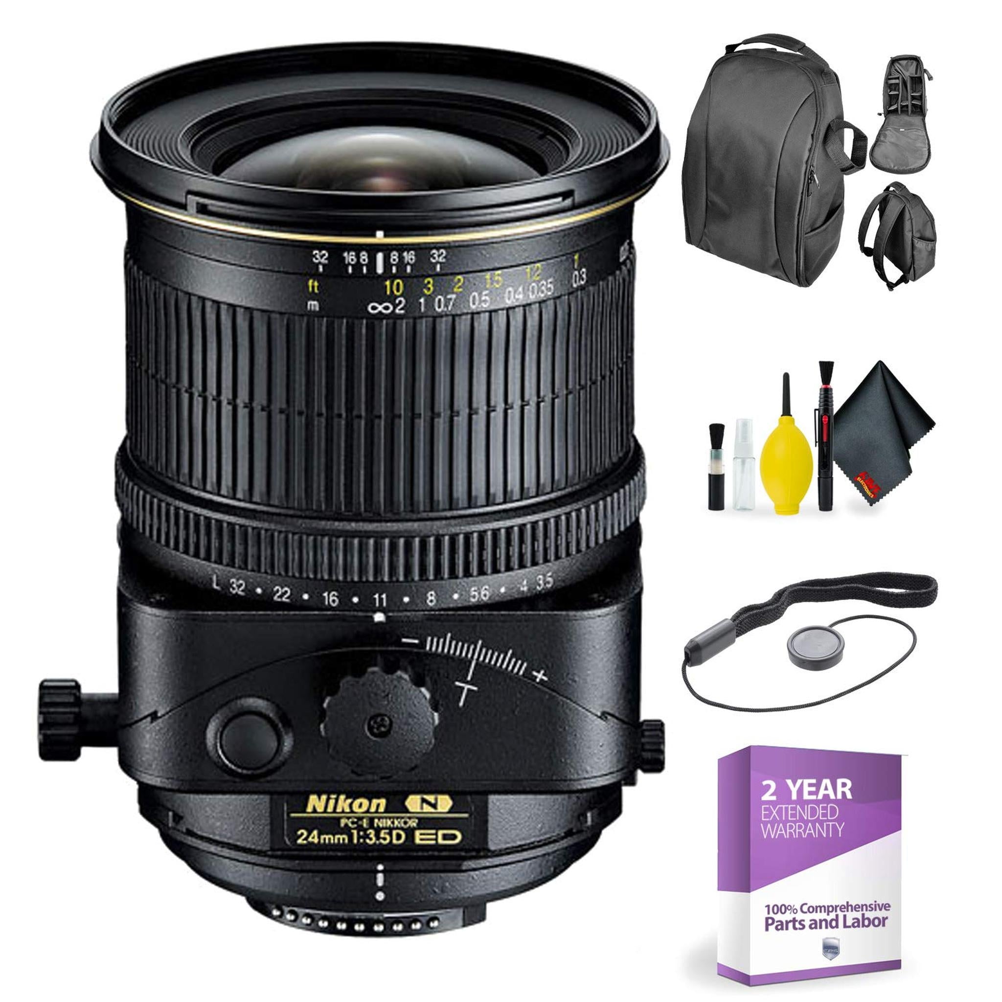 NIKON 24MM F/3.5D ED PC-E Manual Focus Lens + Deluxe Lens Cleaning Kit Nikon