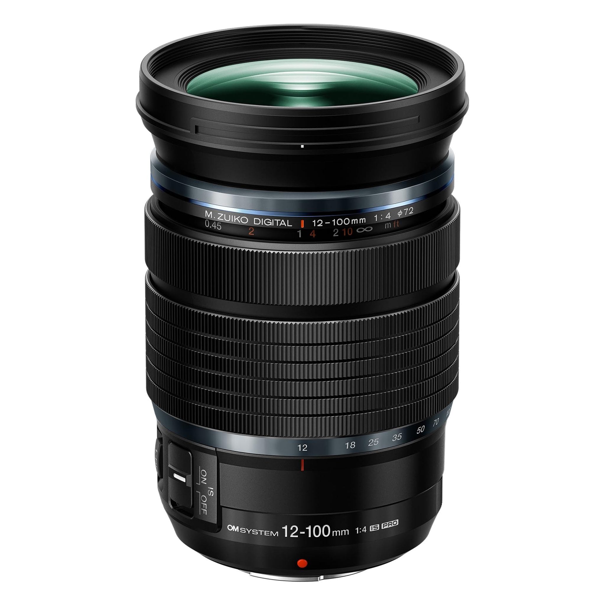 OM SYSTEM Olympus M.Zuiko Digital ED 12-100mm F4.0 is PRO for Micro Four Thirds System Camera, High Magnification Zoom Lens, Weather Sealed Design, MF Clutch, L-Fn Button OM SYSTEM