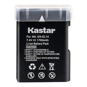 Replacement Nikon EN-EL14 Battery for Nikon D3100, D3200, D5100, P7000, P7100, P7700 DSLR Cameras Kastar