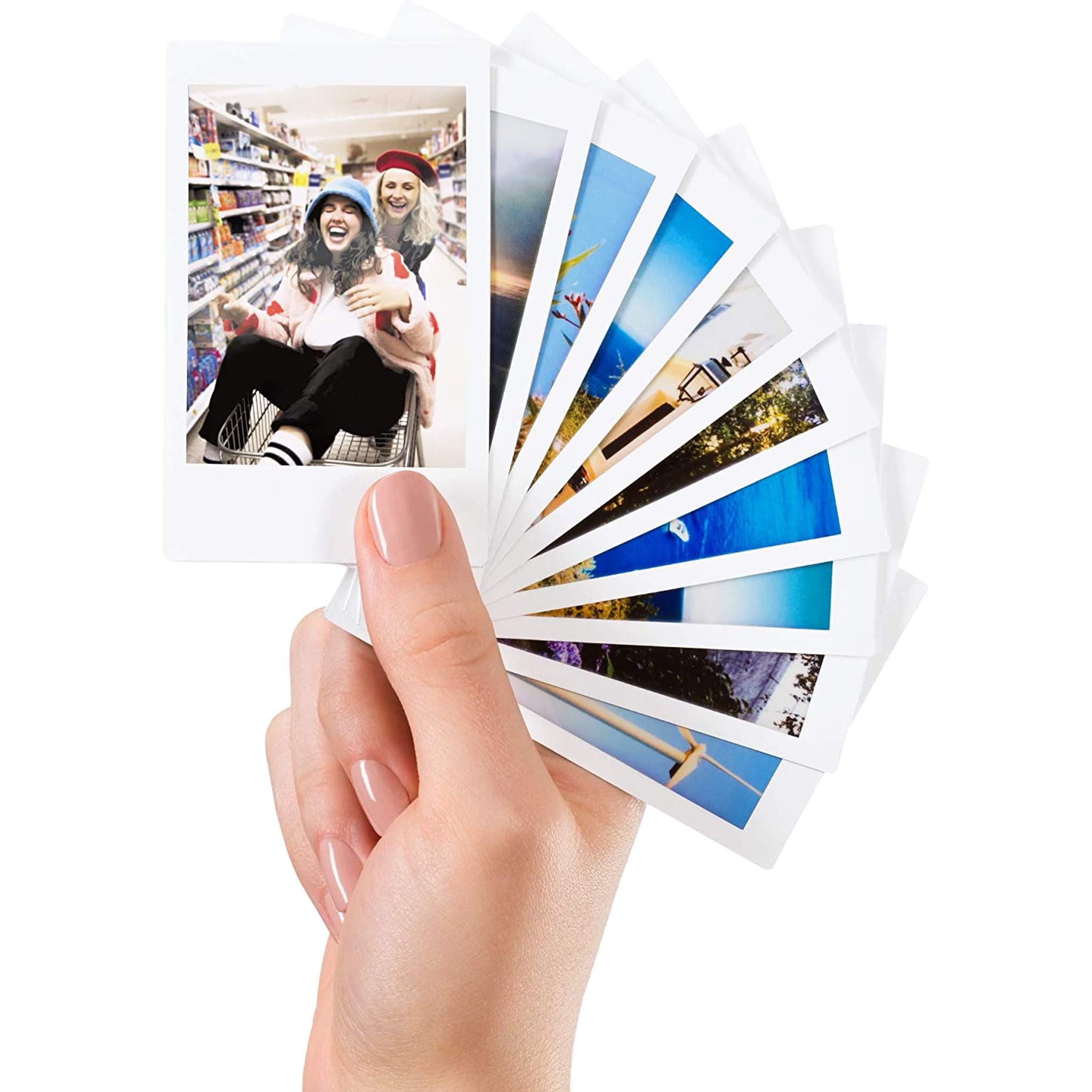 Fujifilm Instax Mini Instant Film, 5 Pack Film Bundle Total 50 Pictures