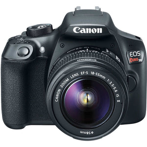 Canon EOS Rebel T6 Digital SLR Camera 1159C003 with 18-55mm f/3.5-5.6 is II Lens - Starter Bundle