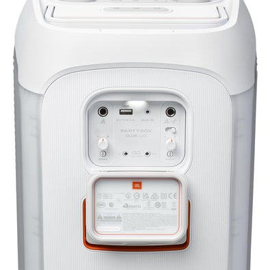 JBL PartyBox Club 120 - Portable Party Speaker with Foldable Handle White