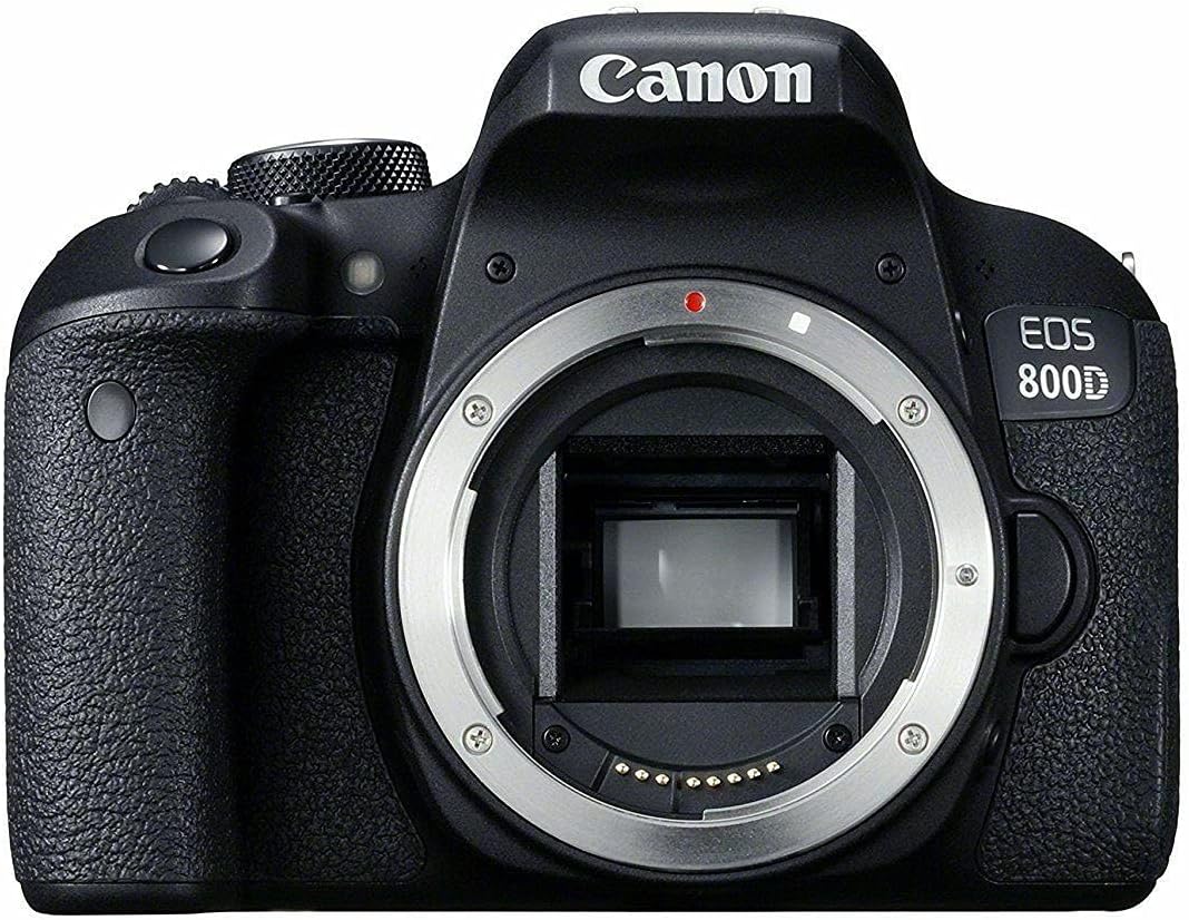 Canon EOS Rebel 800D / T7i DSLR Camera (Body Only) + 4K Monitor + Canon EF 50mm