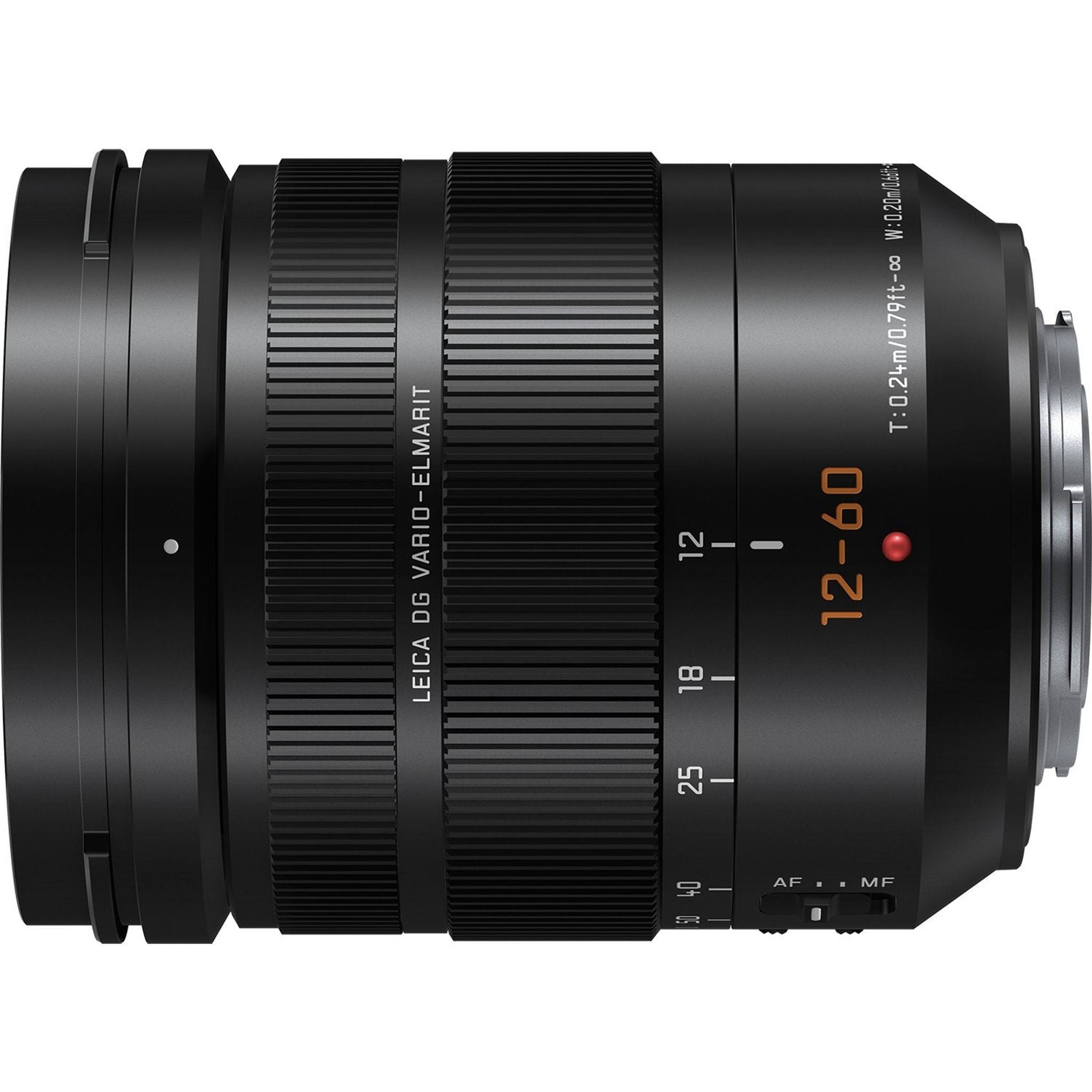 PANASONIC LUMIX Professional 12-60mm Camera Lens, Leica DG Vario-ELMARIT, F2.8-4.0 ASPH, Dual I.S. 2.0 with Power O.I.S, Mirrorless Micro Four Thirds, H-ES12060 Black - Used Panasonic