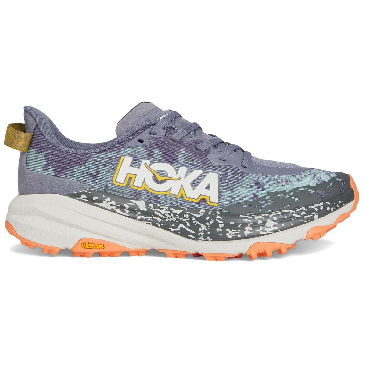 Hoka Women's Speedgoat 6 Sneaker, Grey Skies/Cosmic Grey, 6.5