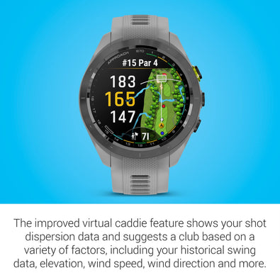 Garmin Approach S70, 42mm, Premium GPS Golf Watch, Powder Gray