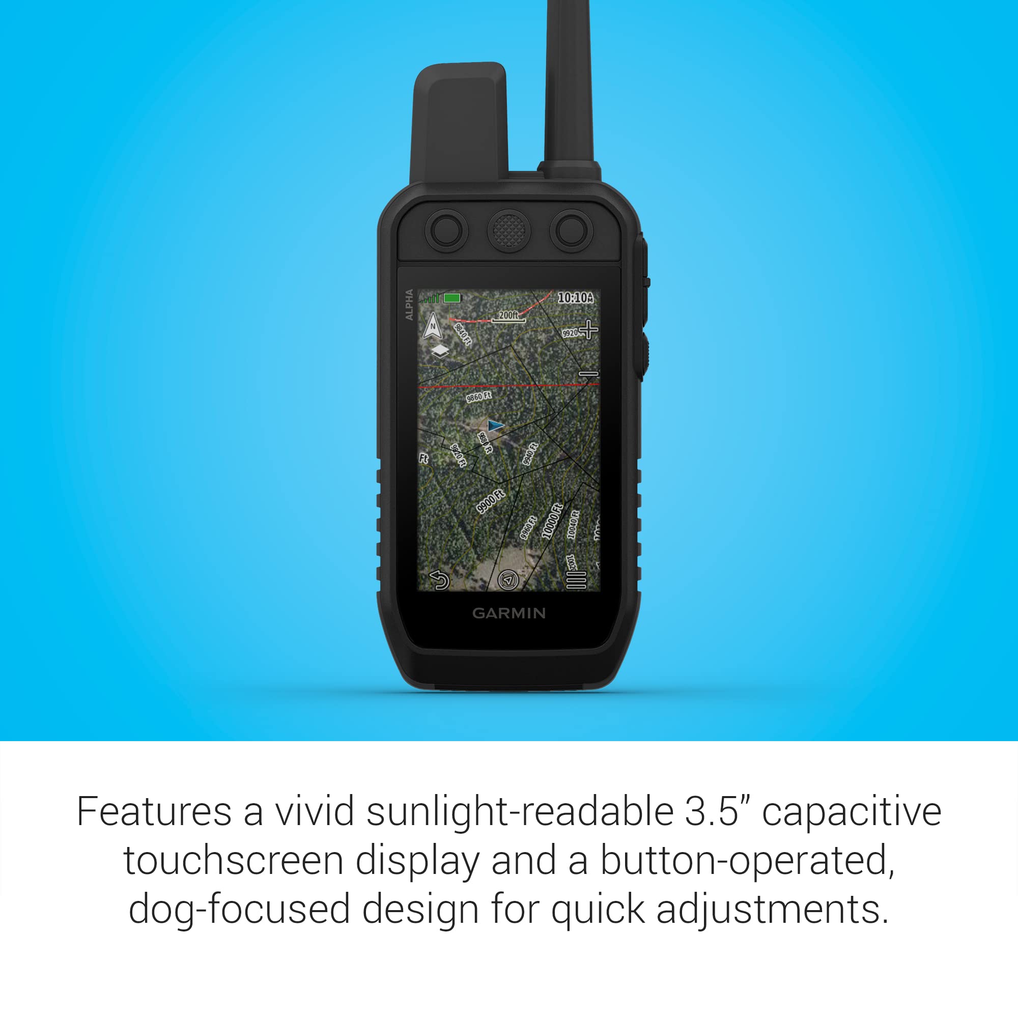 Garmin Alpha 300 Handheld, Advanced Tracking and Training Handheld