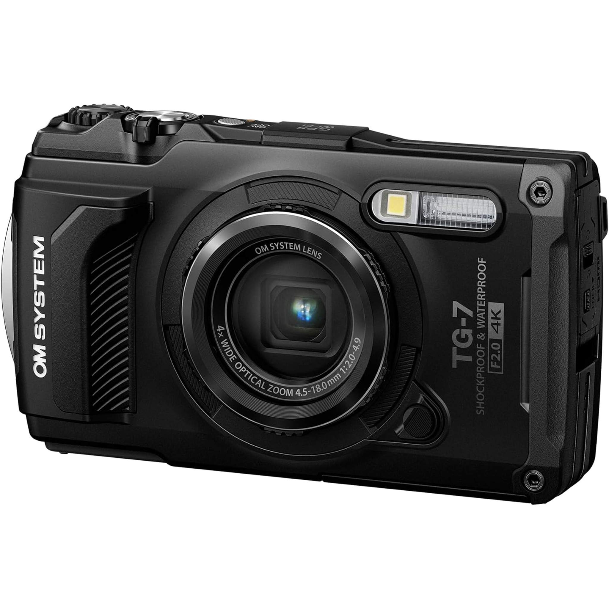 OM System Tough TG-7 Underwater Camera Black - Reconditioned Olympus