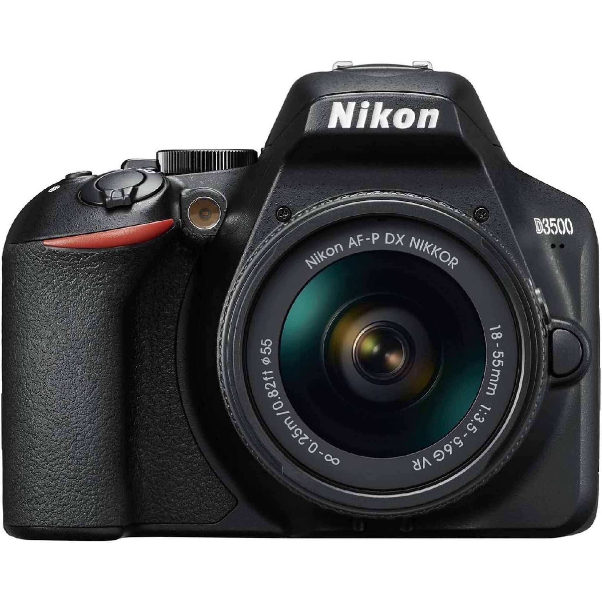Nikon D3500 W/ AF-P DX NIKKOR 18-55mm f/3.5-5.6G VR Black - Reconditioned Nikon