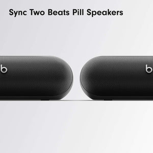 Beats Pill - Wireless Bluetooth Speaker and Portable Charger via USB-C - Up to 24 Hours Battery Life, IP67 Water Resistant, Apple & Android Compatible, Built-in Microphone - Matte Black