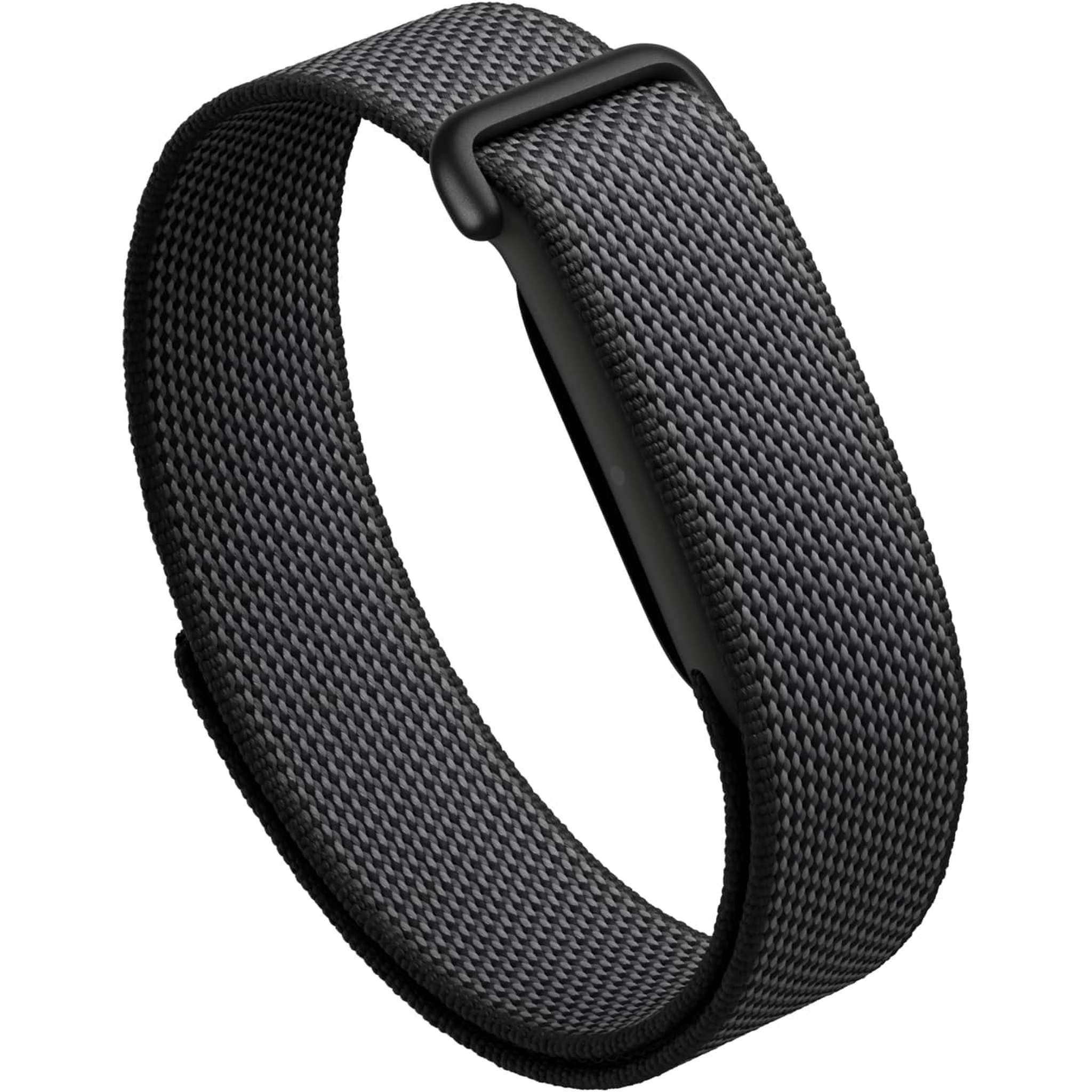 Google Fitbit Air - Screenless Activity Tracker with Fitness, Heart Rate, and Sleep Tracking - Personalized AI-Powered Coaching - Up to 7 Days’ Battery Life - Works with iOS and Android - Obsidian